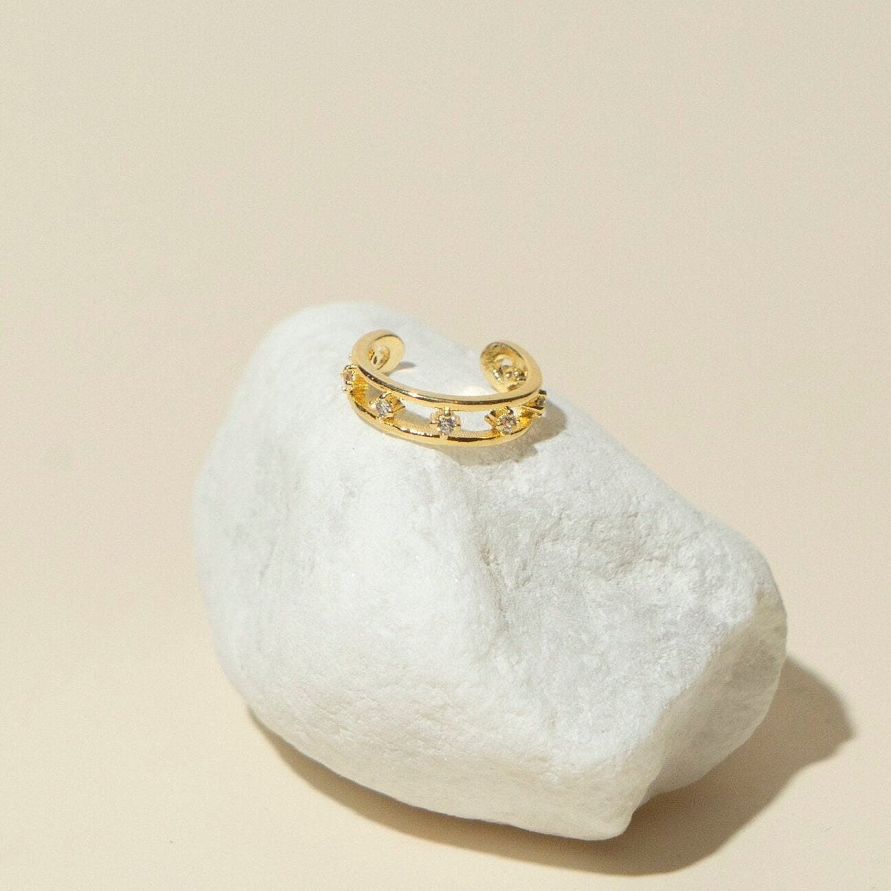 Delicate Asymmetrical Ear Cuffs Set